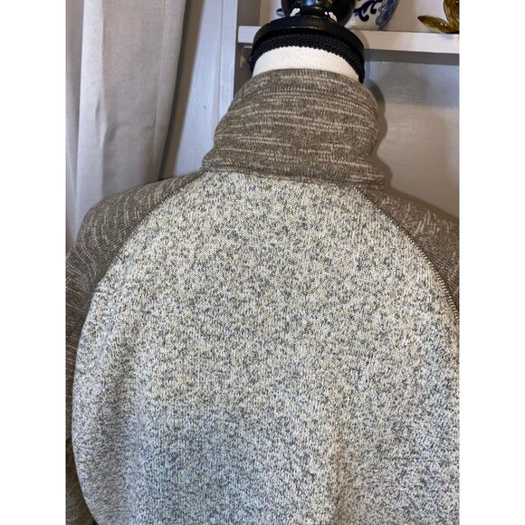 Patagonia Men’s Large Brown Long Sleeve Quarter Zip Sweater GUC Work Wear Top - Picture 12 of 12